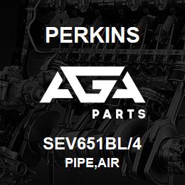 SEV651BL/4 Perkins PIPE,AIR | AGA Parts