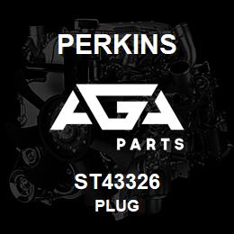 ST43326 Perkins PLUG | AGA Parts