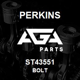 ST43551 Perkins BOLT | AGA Parts