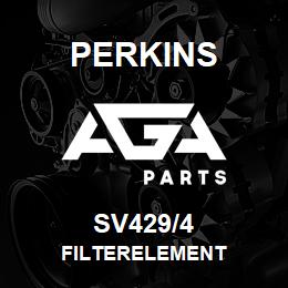 SV429/4 Perkins FILTERELEMENT | AGA Parts