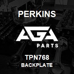 TPN768 Perkins BACKPLATE | AGA Parts