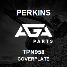 TPN958 Perkins COVERPLATE | AGA Parts