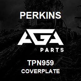 TPN959 Perkins COVERPLATE | AGA Parts