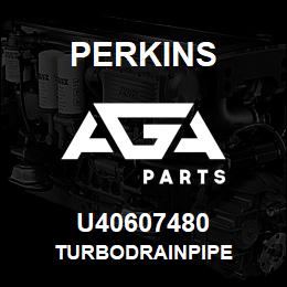 U40607480 Perkins TURBODRAINPIPE | AGA Parts