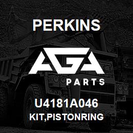 U4181A046 Perkins KIT,PISTONRING | AGA Parts