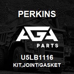 U5LB1116 Perkins KIT,JOINT/GASKET | AGA Parts