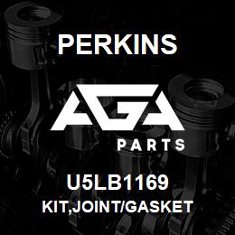 U5LB1169 Perkins KIT,JOINT/GASKET | AGA Parts