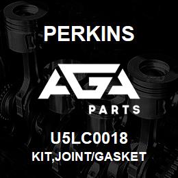 U5LC0018 Perkins KIT,JOINT/GASKET | AGA Parts