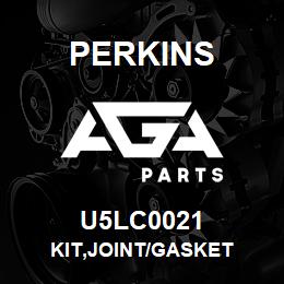 U5LC0021 Perkins KIT,JOINT/GASKET | AGA Parts