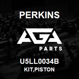 U5LL0034B Perkins KIT,PISTON | AGA Parts