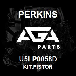 U5LP0058D Perkins KIT,PISTON | AGA Parts