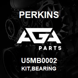 U5MB0002 Perkins KIT,BEARING | AGA Parts