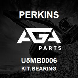 U5MB0006 Perkins KIT,BEARING | AGA Parts