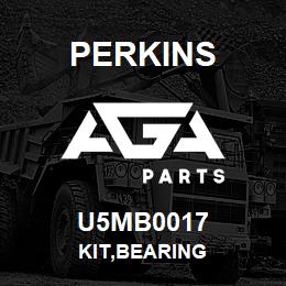 U5MB0017 Perkins KIT,BEARING | AGA Parts