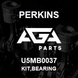 U5MB0037 Perkins KIT,BEARING | AGA Parts