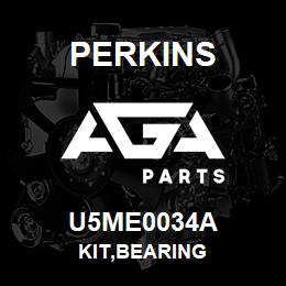 U5ME0034A Perkins KIT,BEARING | AGA Parts