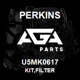 U5MK0617 Perkins KIT,FILTER | AGA Parts