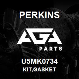 U5MK0734 Perkins KIT,GASKET | AGA Parts