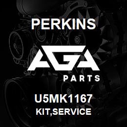 U5MK1167 Perkins KIT,SERVICE | AGA Parts