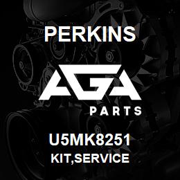 U5MK8251 Perkins KIT,SERVICE | AGA Parts