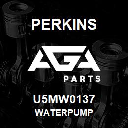 U5MW0137 Perkins WATERPUMP | AGA Parts