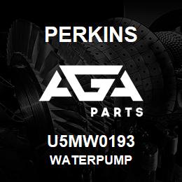 U5MW0193 Perkins WATERPUMP | AGA Parts