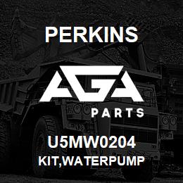 U5MW0204 Perkins KIT,WATERPUMP | AGA Parts