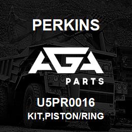 U5PR0016 Perkins KIT,PISTON/RING | AGA Parts