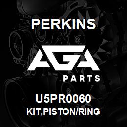 U5PR0060 Perkins KIT,PISTON/RING | AGA Parts