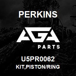 U5PR0062 Perkins KIT,PISTON/RING | AGA Parts