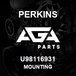 U98116931 Perkins MOUNTING | AGA Parts