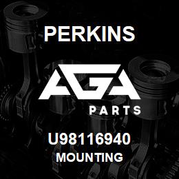 U98116940 Perkins MOUNTING | AGA Parts