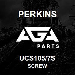 UCS105/7S Perkins SCREW | AGA Parts