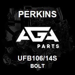 UFB106/14S Perkins BOLT | AGA Parts