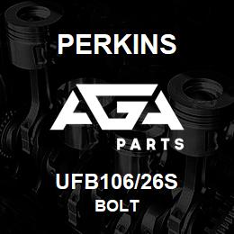 UFB106/26S Perkins BOLT | AGA Parts