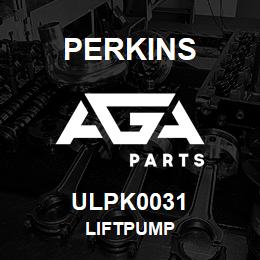 ULPK0031 Perkins LIFTPUMP | AGA Parts