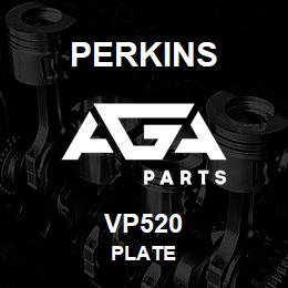 VP520 Perkins PLATE | AGA Parts