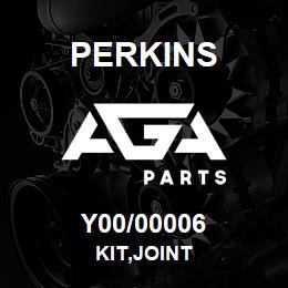 Y00/00006 Perkins KIT,JOINT | AGA Parts