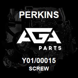 Y01/00015 Perkins SCREW | AGA Parts