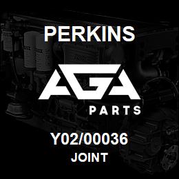 Y02/00036 Perkins JOINT | AGA Parts