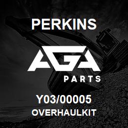 Y03/00005 Perkins OVERHAULKIT | AGA Parts