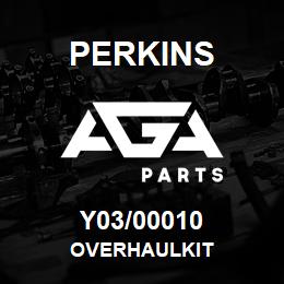 Y03/00010 Perkins OVERHAULKIT | AGA Parts