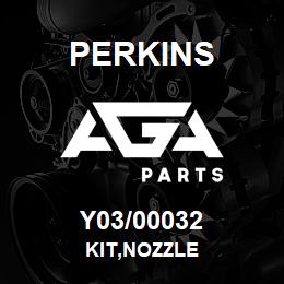 Y03/00032 Perkins KIT,NOZZLE | AGA Parts