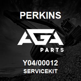 Y04/00012 Perkins SERVICEKIT | AGA Parts