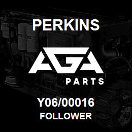 Y06/00016 Perkins FOLLOWER | AGA Parts