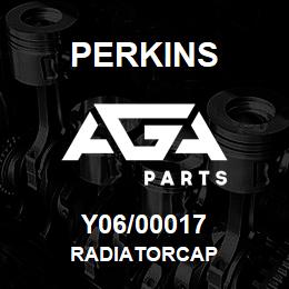 Y06/00017 Perkins RADIATORCAP | AGA Parts