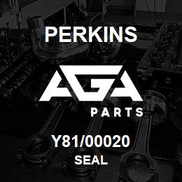 Y81/00020 Perkins SEAL | AGA Parts