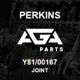 Y81/00167 Perkins JOINT | AGA Parts