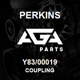 Y83/00019 Perkins COUPLING | AGA Parts