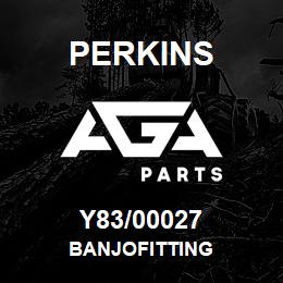 Y83/00027 Perkins BANJOFITTING | AGA Parts